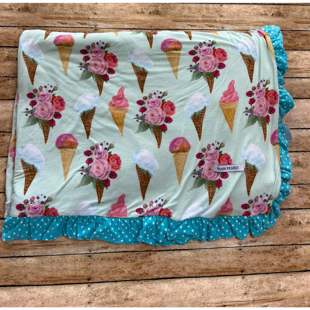 Posh Peanut Sophia Bamboo Luxe Patoo Blanket 60x40"